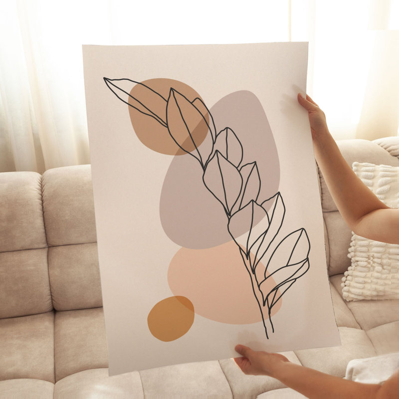 «Botanical Botanical Elegance Bohemian», reproduction d'art non encadrée, H 16 po x l 12 po