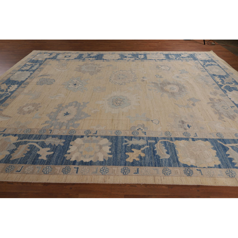 Vegetable Dye Oushak Oriental Large Rug 10