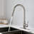Single Hole Single Handle Pull-Down Kitchen Faucet-117584266