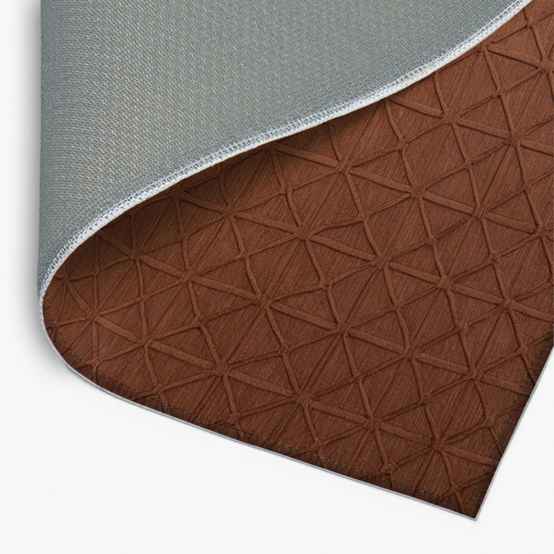 Trellis Brown Indoor and Outdoor Area Rug, Rectangle 2' x 3'