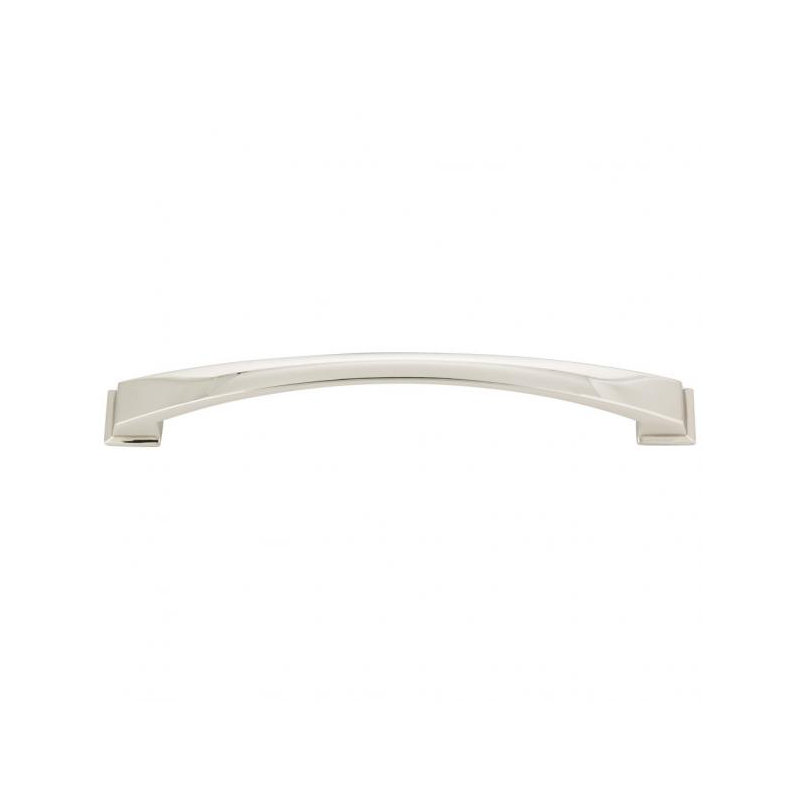 Roman Arch Pull, Polished Nickel, 12"