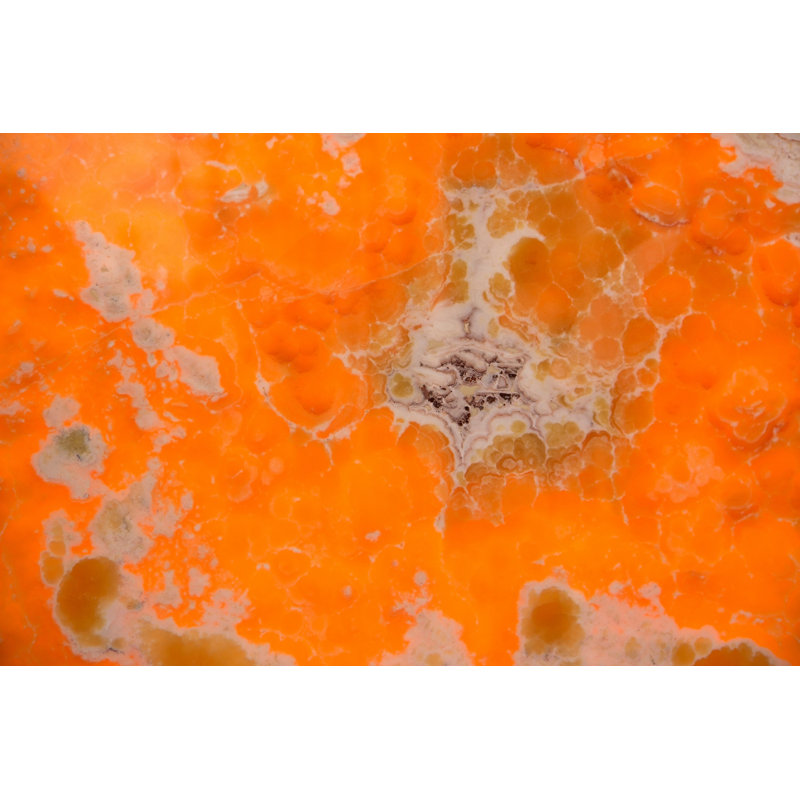 « orange pool », reproduction d’art sur toile tendue, H 30 po x l 45 po x P 1,5 po