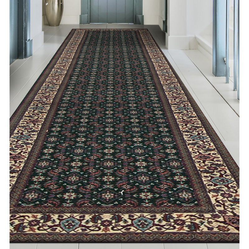 Tapis rouge noué à la main de haute qualité, Red
