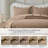 Floral Embossed Quilted Bedspread Set – Soft Lightweight Microfiber Bedding with Pillow Shams, Reversible & All-Season Comfort-119462783-116864837