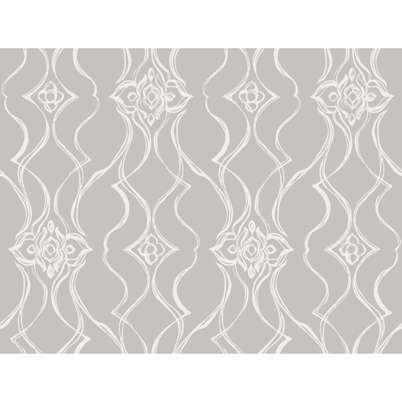 Papier peint pirouette, Gris