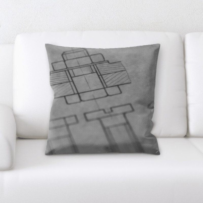 Microsuede Reversible Throw Pillow