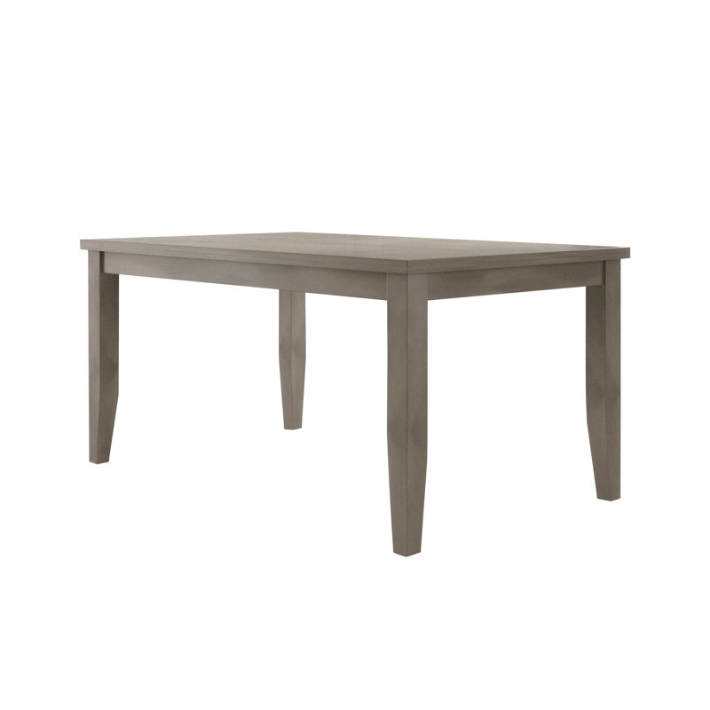 Pettry Solid Wood Dining Table, Gray
