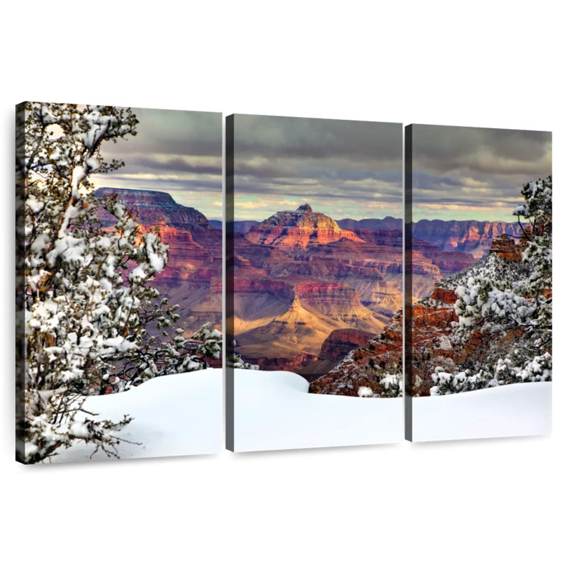 Alvord Snowy Grand Canyon I, H 42 po x l 65 po