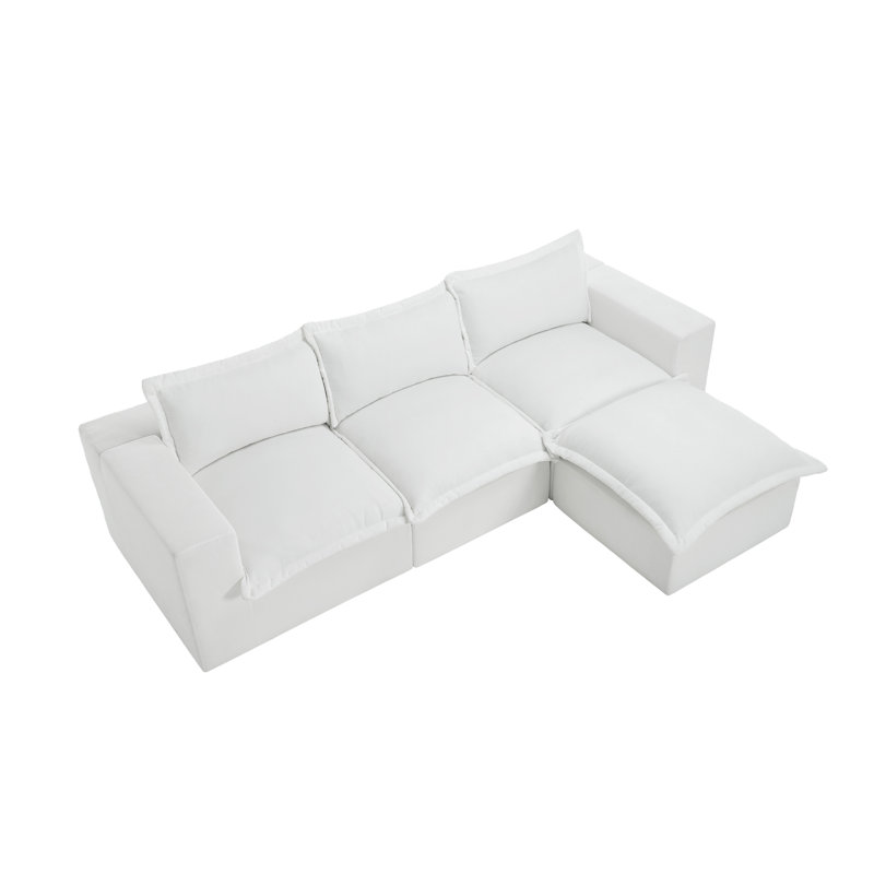 4 Seater Seating Component, Beige