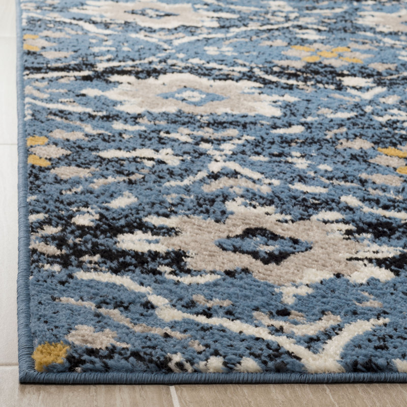 Holzer Floral Hand Woven Area Rug, Rectangle 91 x 152 cm