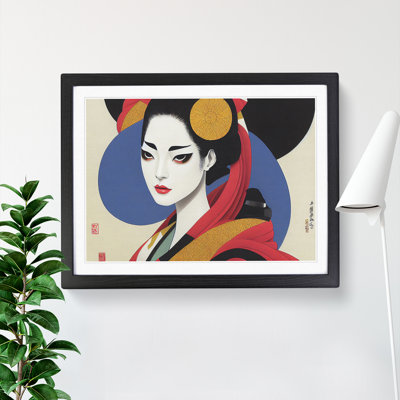 Spirited Geisha - Framed Print