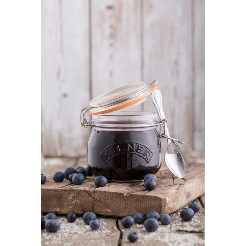 Kilner Clip Top Round Jar 0.5L, 1