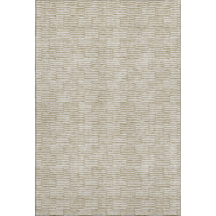 Premium Machine Washable Prisco Beige Rug