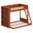 Space-Saving Bunk Bed with Storage Shelves and LED Accent Lights-468589459