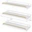 3 tablettes flottantes, blanc / or-1623455050