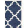 Ammundsen Geometric Navy/Beige Area Rug