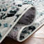 Tapis géométrique gris / bleu-1307476403