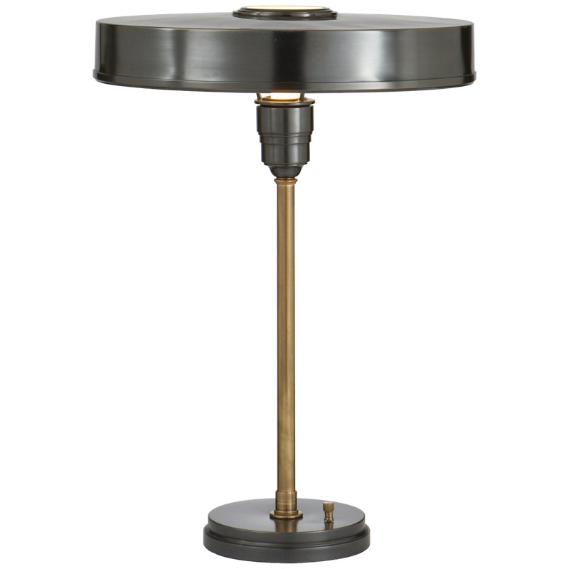 Thomas O'Brien Carlo Table Lamp, Bronze, Bronze/Antique Brass