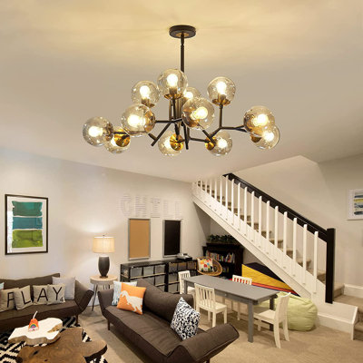 Kyber 12 - Light Dimmable Sputnik Sphere Chandelier