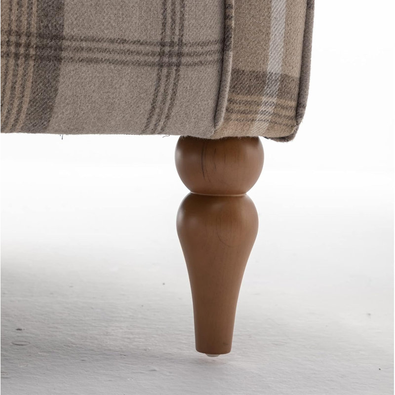 Bouchicas Upholstered Accent Chair, Brown
