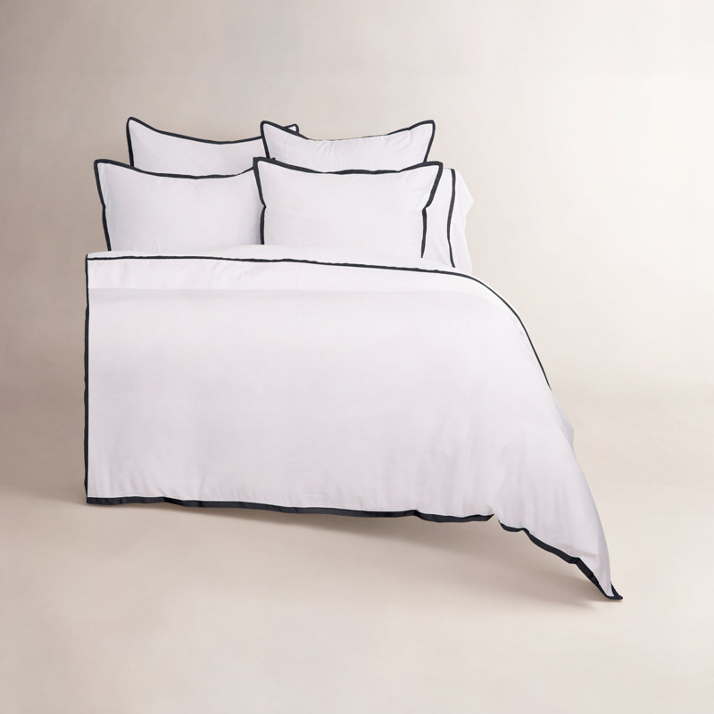 Langston Duvet Cover, Twin Duvet Cover + 1 Standard Shams, Midnight