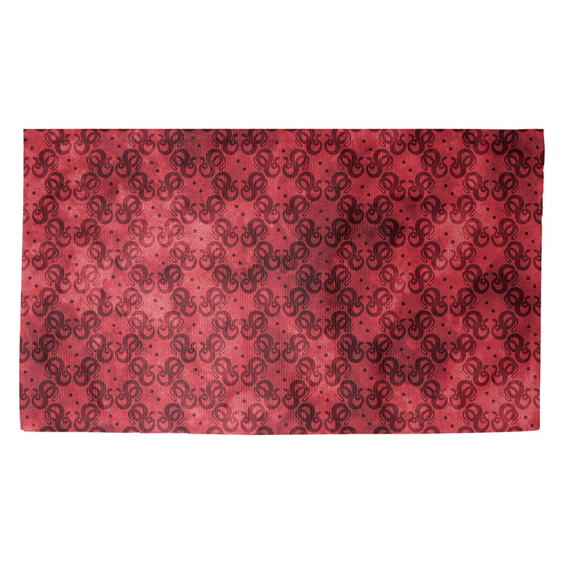 Tapis d’intérieur pour porte de serpents Avicia, Rouge, Rectangle 2 pi 1 1/2 po x 3 pi 6 po