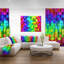 « arc-en-ciel », impression abstraite sur toile tendue-16487790