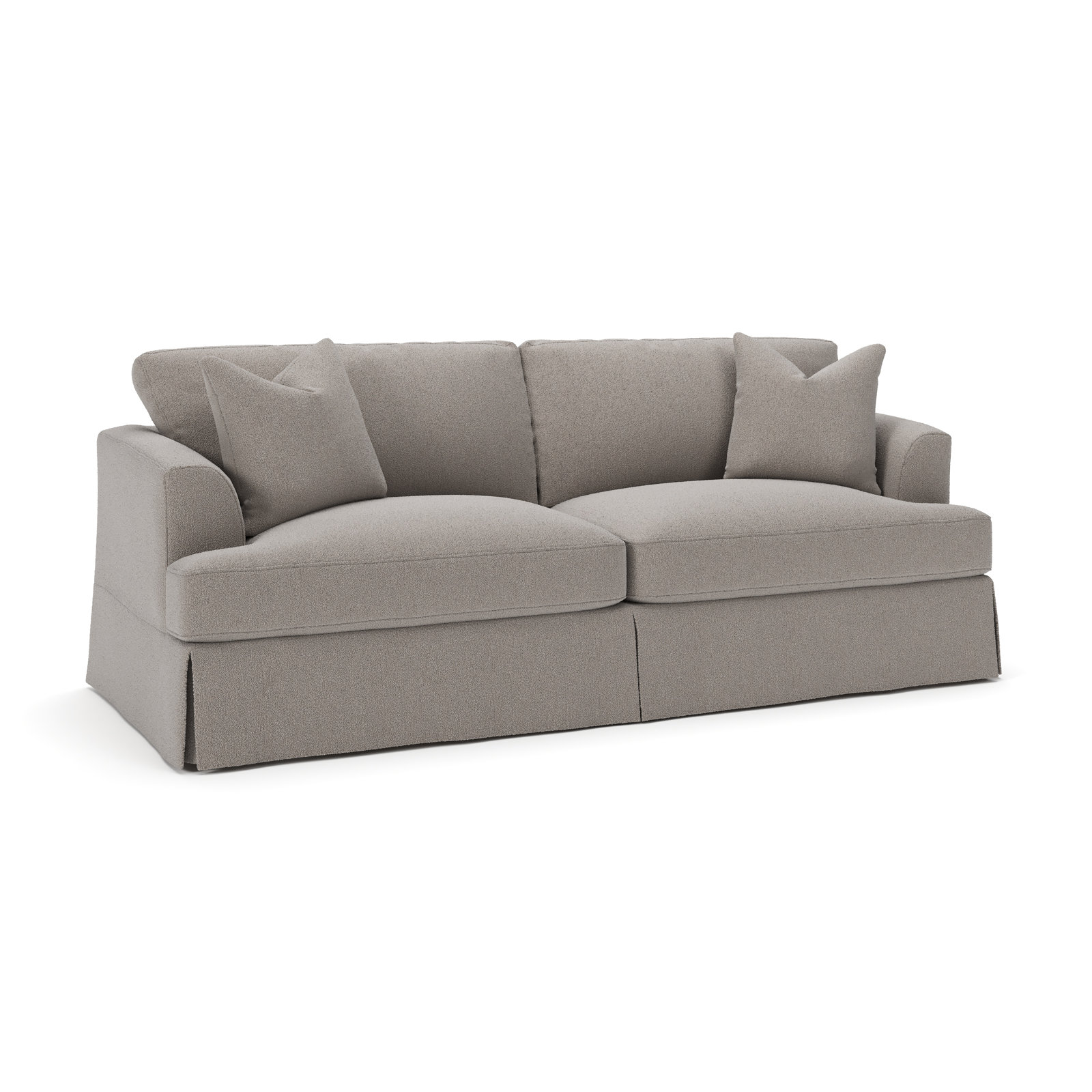 Lucia 92.5'' Upholstered Sleeper Sofa, Apollo Pebble Boucle