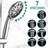 7-Setting Dual Shower Head Spa System With Stainless Steel Slide Bar, , 1.8 Gpm, Wall Mount, 59" Hose, Modern Design And Versatile Functionality