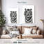 Tigre du Bengale monochrome Brampt-108441929