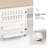 Compact Folding Sewing Table with Magnetic Doors and Storage Trays