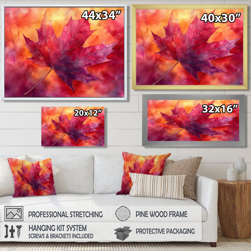 Isayiah - Floral Large Wall Art, H 34 po x l 44 po, Brun, Impression encadrée flottante