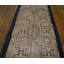 Wool Allover Geometric 1920s Ivory Beige Cream White Antique Hooked American Rug