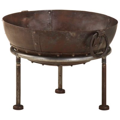 Bulle Round Iron Wood Burning Fire Pit