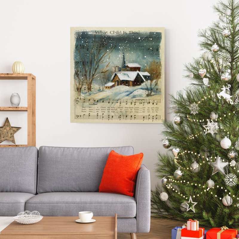 Quel enfant est-ce ? Reproduction d’art sur toile tendue, H 10 po x l 10 po x P 1,5 po