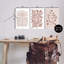 «Minimalist Flower Outline», ensemble de 3 plaques murales, design par Martina Pavlova-779460333