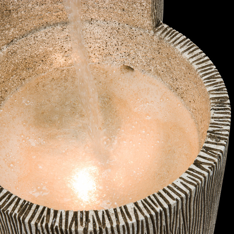 Gillsville Weather Resistant Fountain with Lights