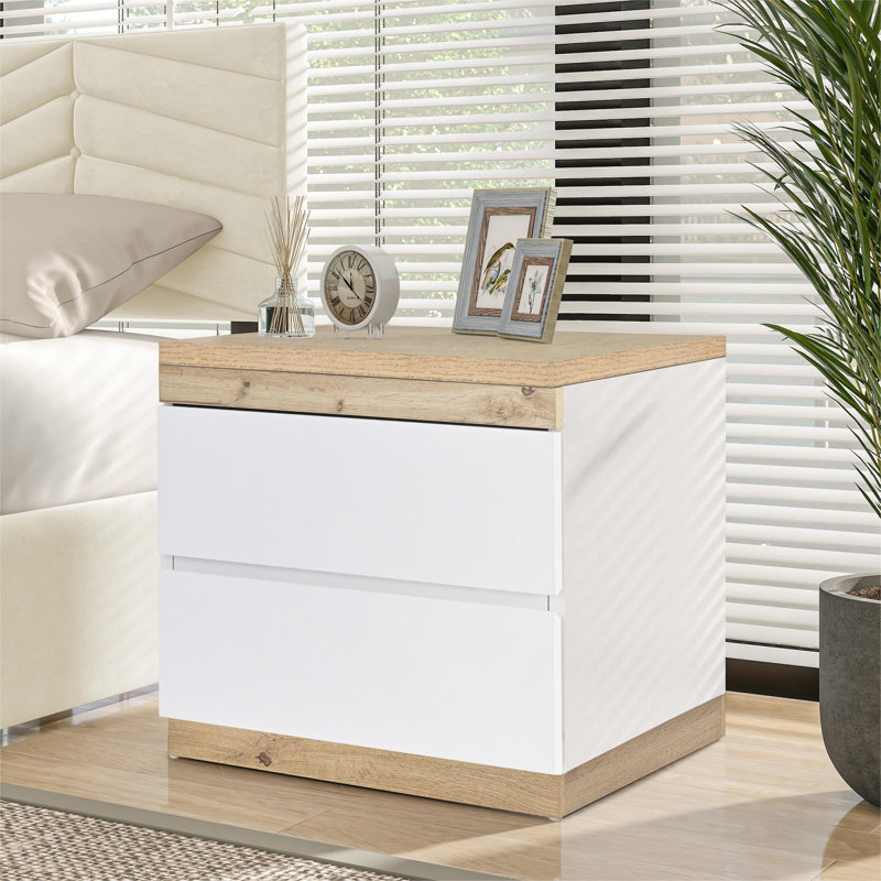 Nasiba 55 cm W Bedside Table