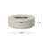 Outdoor 50,000 BTU Round MgO Concrete Propane Fire Pit, Light Grey, Perfect for Modern Spaces and Cozy Gatherings-901535259