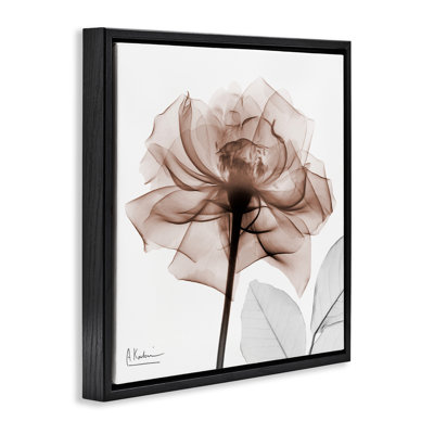 Art mural sur toile Minimal Mocha Rose, design par Albert Koetsier