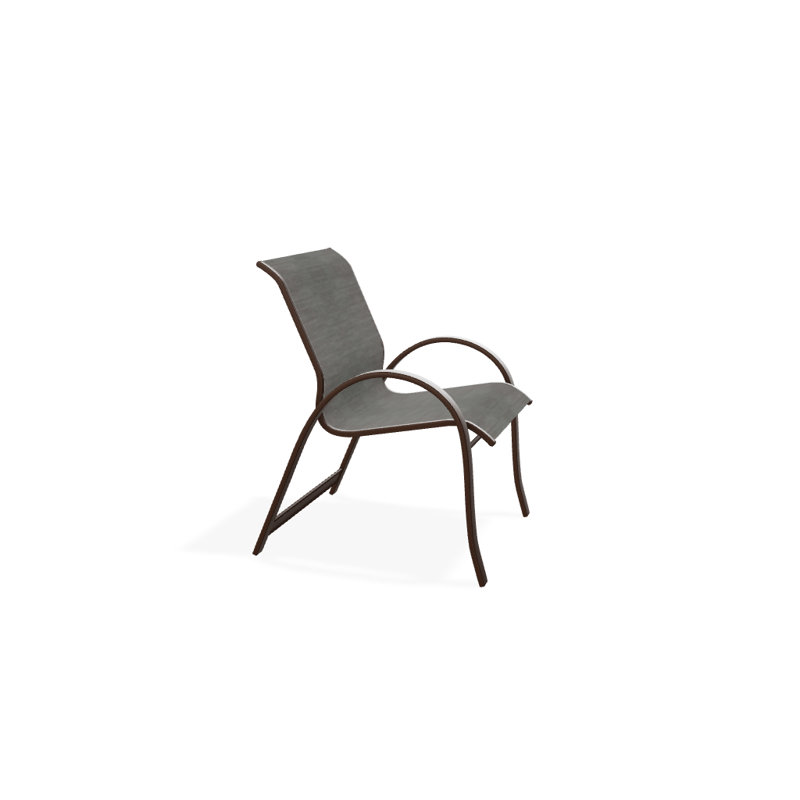 Fauteuil de salle à manger empilable Hiraku, Sicile, Kona
