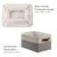 Paniers de rangement en tissu avec poignées | Organisateurs de placard spacieux 22073-93884698