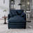 Oversized 57.48" Recliner Chair With Movable Ottoman - Soft Chenille Upholstered Indoor Lounge Chair For Living Room Or Bedroom,DIY Combination-63334657