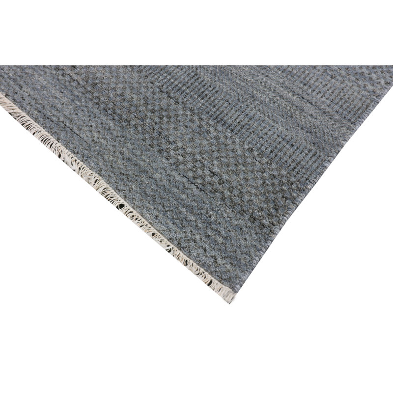 La Hand Woven Wool Area Rug, Runner 2'8" x 11'8"