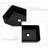 Black Ceramic Rectangular Bathroom Sink 16"X12". Modern European Influence. Graceful Appearance, Low Water Absorption. Stain , Smooth Finish. Above Counter Installation. 1 3/4" Drain Hole. 16X12 Inch-1937672064