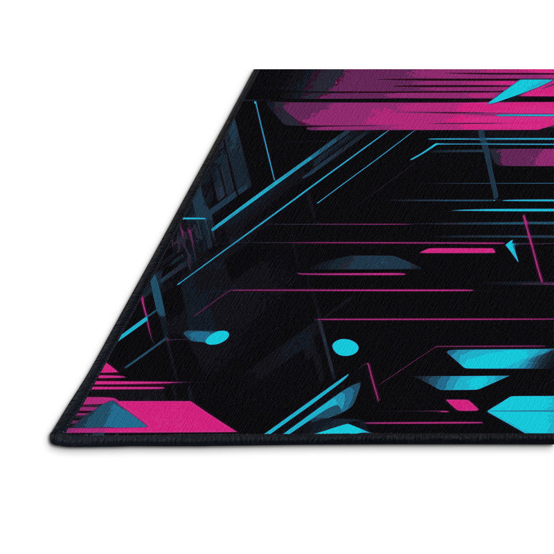 Fractal Echo Rug, Rectangle 4' x 6'