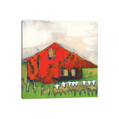 Rice Barn 1 Piece Wrapped Canvas Painting