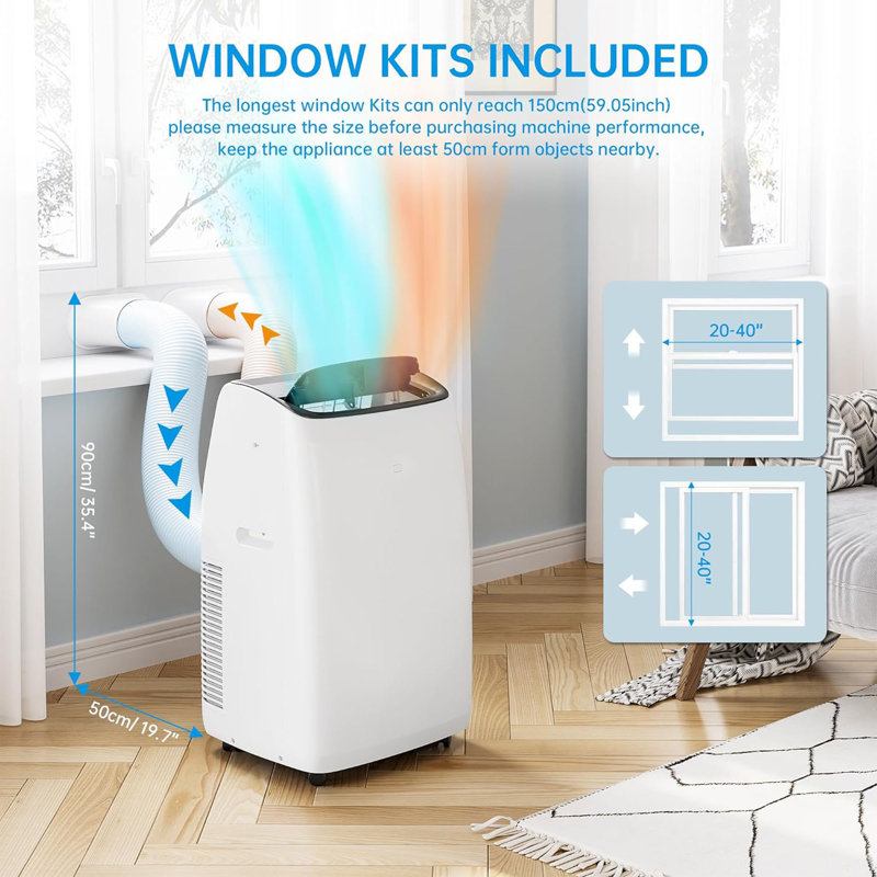 Climatiseur portatif Wi-Fi 14 000 BTU Gaomon