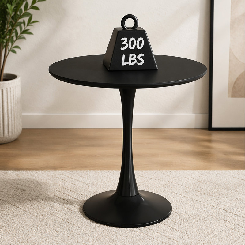 Table de salle à manger ronde Mid Mid Century