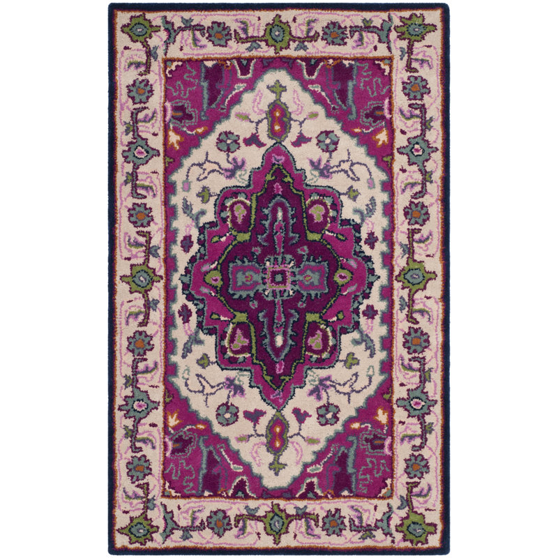 Blokzijl Hand Tufted Wool Oriental Rug, Rectangle 2'6" x 4'